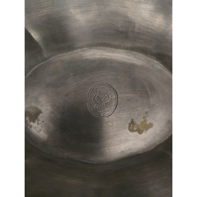 Metal 1940s French Pewter Soup Taureen For Sale - Image 7 of 8