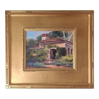 Ron Chesley Plein Air Oil Painting of the Old Mill in San Marino, California For Sale