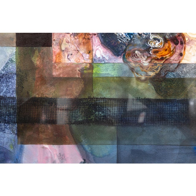 Fran Levin - Untitled (Abstract Bouquet), C. 1980s Signed Watercolor on Paper For Sale In Detroit - Image 6 of 7