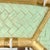 Postmodern Vintage Parcel Gilt Faux Bamboo Pistachio Octagonal Wall Mirror - Newly Painted For Sale - Image 3 of 12