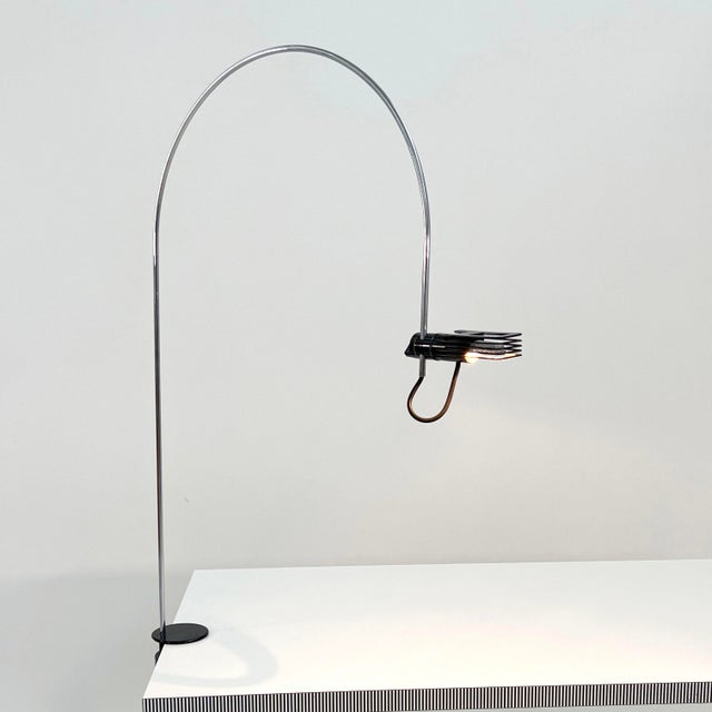 Wing Desk Lamp attributed to Bruno Gecchelin for Oluce, 1970s For Sale - Image 10 of 10