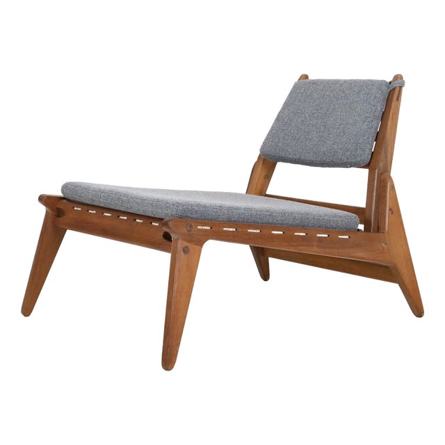 Mid-Century Hunting Chair by Heinz Heger for PGH Erzgebirgisches Kunsthandwerk Annaberg-Buchholz, 1960s For Sale