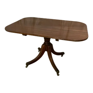 Early 19th Century Regency Period British Tilt Top Mahogany Table
