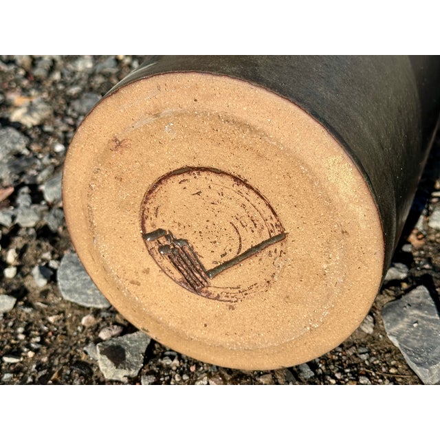 Studio Ceramic Floor Vase, Germany, 1980s For Sale - Image 6 of 18