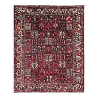 Pasargad DC Fine Hand Knotted Persian Vintage Bakhtiari Rug For Sale
