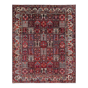 Pasargad DC Fine Hand Knotted Persian Vintage Bakhtiari Rug