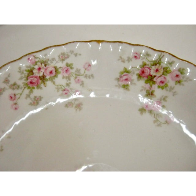 Fabulous early 20th century French Limoges hand painted gold trim serving platter/charger This platter is stunning and is...