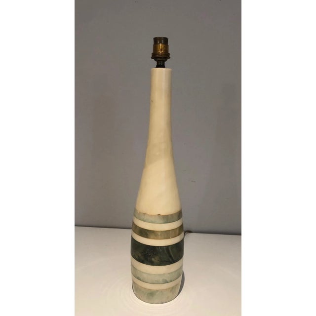 Marble Table Lamp, Circa 1970 For Sale - Image 9 of 13