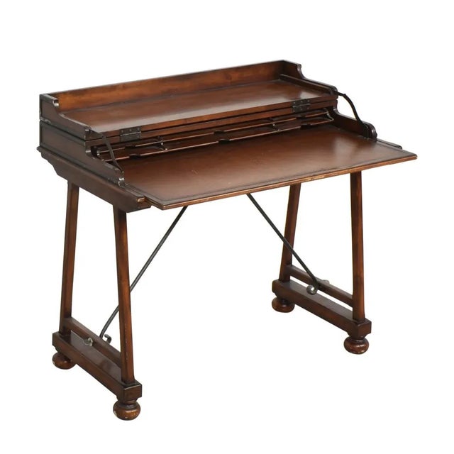 Theodore Alexander Theodore Alexander Baroque Style Tressle Desk For Sale - Image 4 of 12