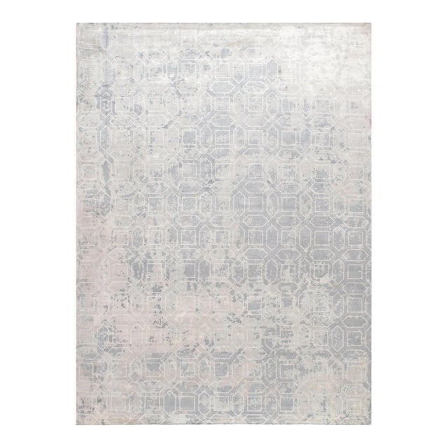 Pasargad Home Beverly Grey Area Rug- 8' 0" X 10' 0" For Sale
