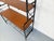 Tan Vintage Italian Teak and Metal Bookcase, 1960s For Sale - Image 8 of 15