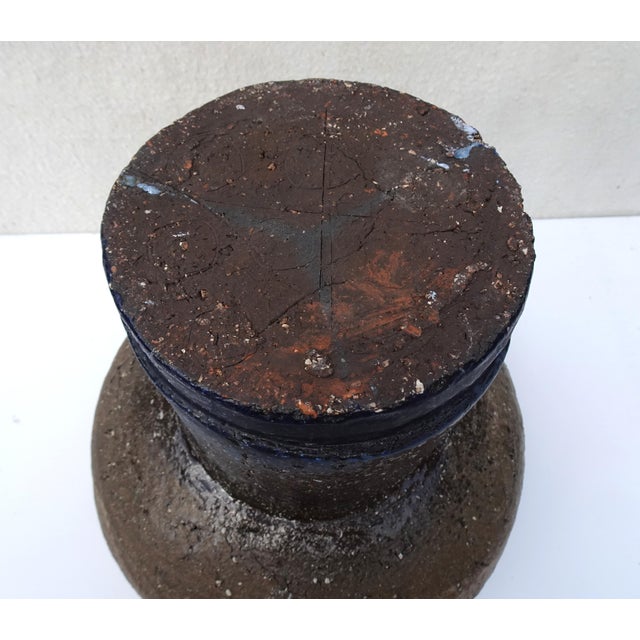 Belgian Brutalist Ceramic Vase attributed to Paul de Bruyne, 1960s For Sale - Image 14 of 18