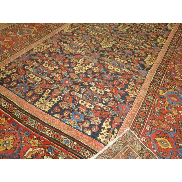 Antique Mahal Rug - 6'10" x 12'3" For Sale In New York - Image 6 of 10
