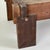 Small Vintage Folk Art Primitive Hand Made Wooden Low Table With Japanese Inspiration For Sale In New York - Image 6 of 10