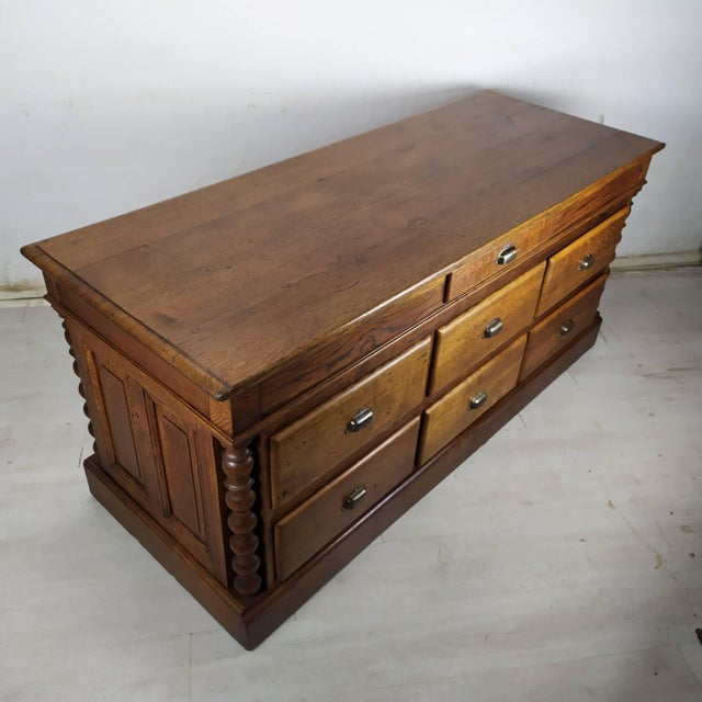 Trade Bench with Oak Drawers For Sale - Image 14 of 18