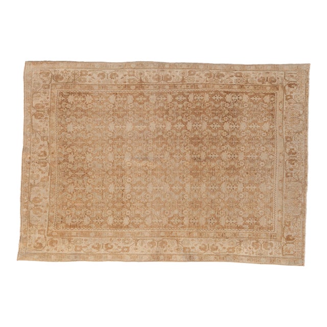 Vintage Distressed Bijar Rug - 3'7" x 5'2" For Sale