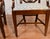 1920s 1920 Antique English Solid Walnut Shield-Back Set of Six Dining Chairs For Sale - Image 5 of 18