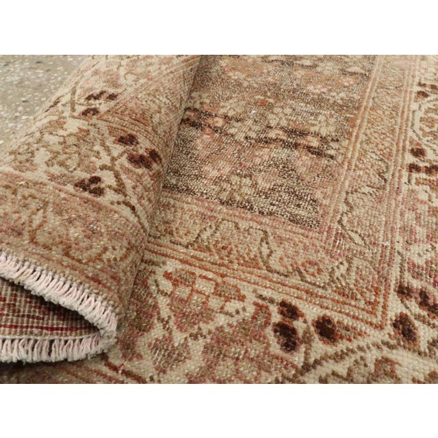 Textile Galerie Shabab Collection Early 20th Century Persian Tabriz Hagi Jalili Rug For Sale - Image 7 of 7