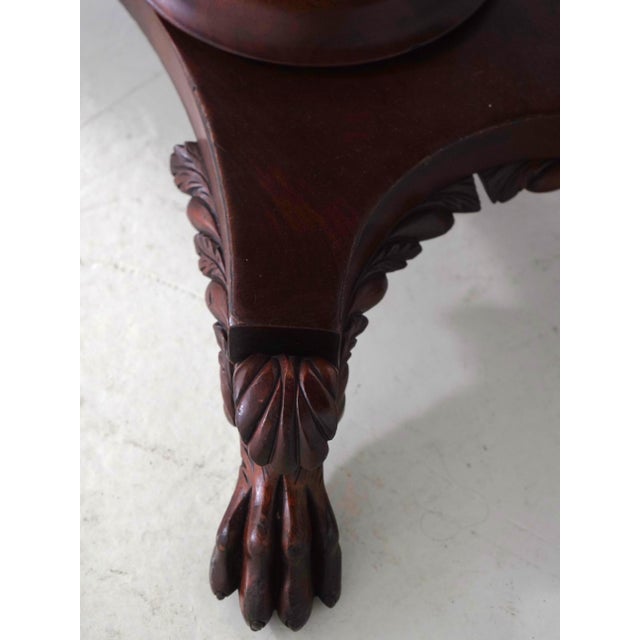 Antique American Empire Mahogany Game Table For Sale - Image 15 of 18