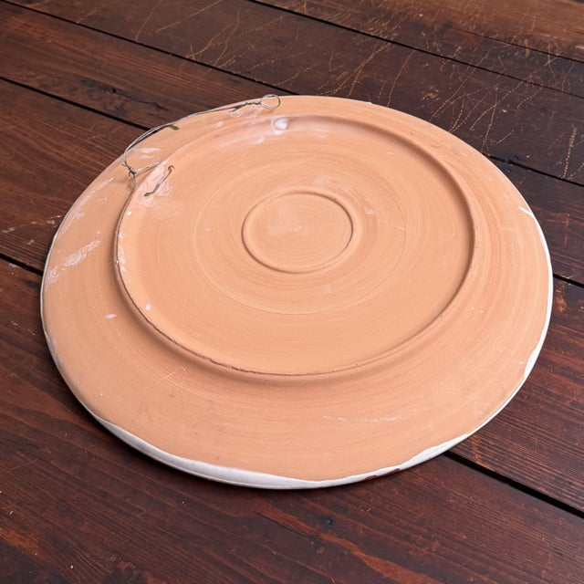 Ceramic Ceramic Wall Plate by Gennaro Condurso, Seminara, Italy, 2000s For Sale - Image 7 of 8