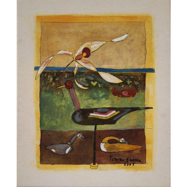 Tonino Guerra, Untitled, 2005, Acrylics on Canvas For Sale - Image 3 of 3