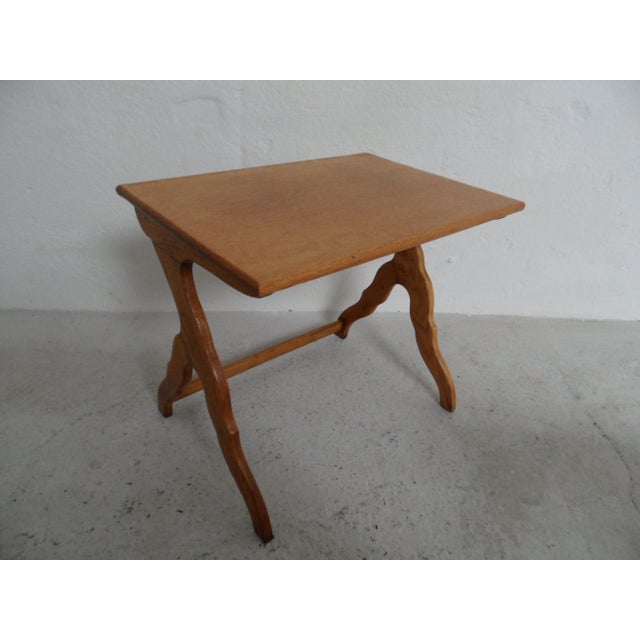 1950s Vintage Oak Mimi Nesting Tables, 1950s, Set of 3 For Sale - Image 5 of 9