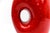Vintage Red and White Fat Lava Vase, 1950s For Sale - Image 9 of 11