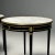 Wood Hollywood Regency, Louis XVI Style, Bouiliotte End Tables, Black Paint, Bronze For Sale - Image 7 of 12