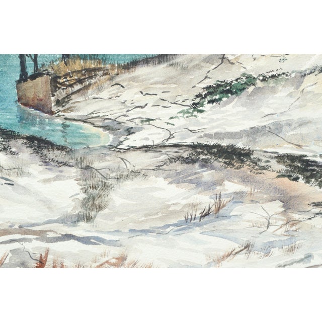1970s Ocean Path Through Sand Dunes - Florida Landscape by Joseph Yeager For Sale - Image 5 of 6