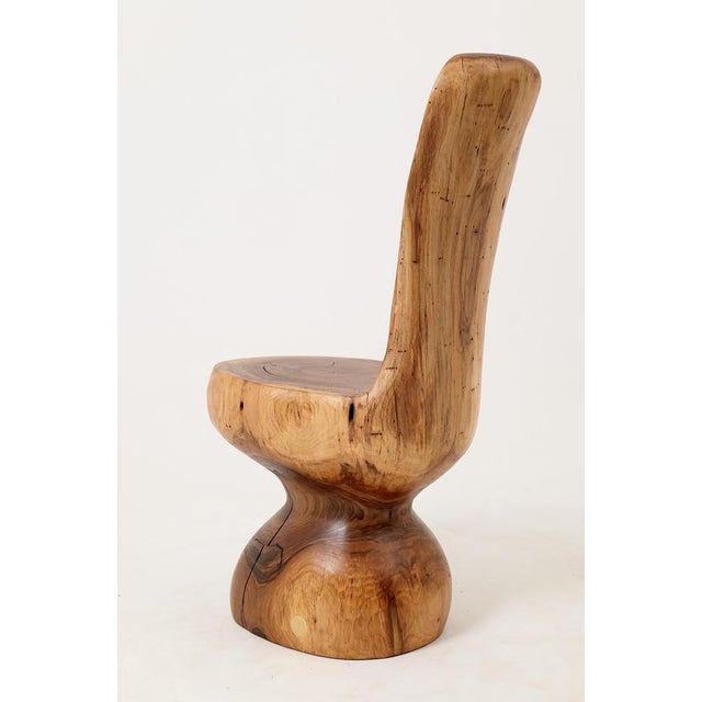 Brown Chair in Walnut Wood by Logniture For Sale - Image 8 of 18
