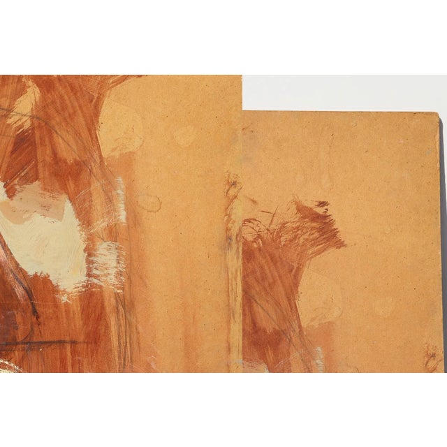 Toulouse-Lautrec Style Double Sided Nude Oil on Board, Impressionist, French For Sale - Image 4 of 12