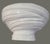 Vintage Mid-Century Modern White Ceramic Large Vortex Bowl For Sale - Image 4 of 8