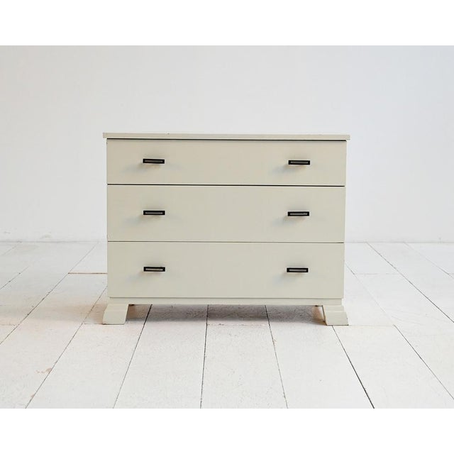 White Scandinavian Deco Chest of Drawers, 1940s For Sale - Image 10 of 10