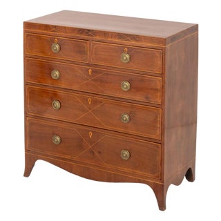 American Federal Mahogany Chest of Drawers For Sale