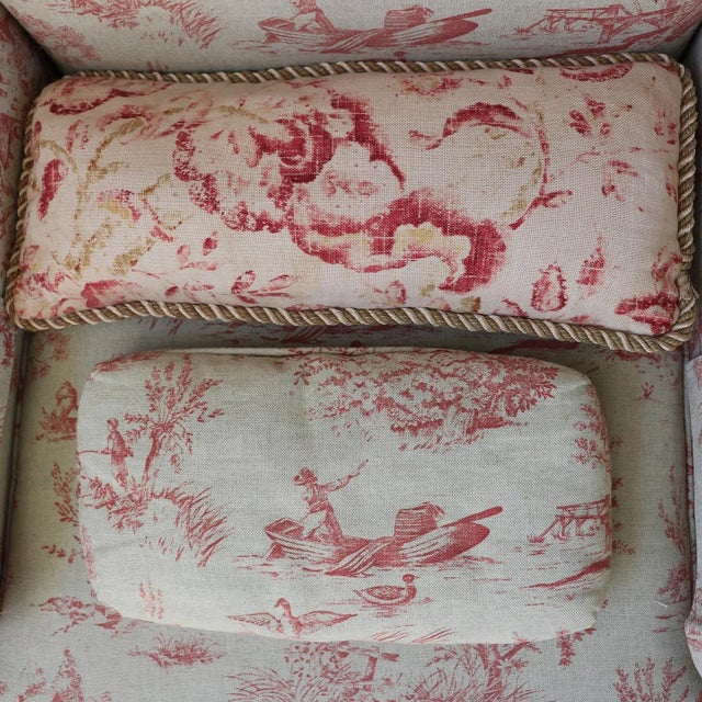 Vintage Decorative Fabric Chair For Sale - Image 11 of 15