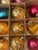 Beautiful lot if 12 pcs Mercury Glass Shiny Bright Christmas ornaments 3” in original box.