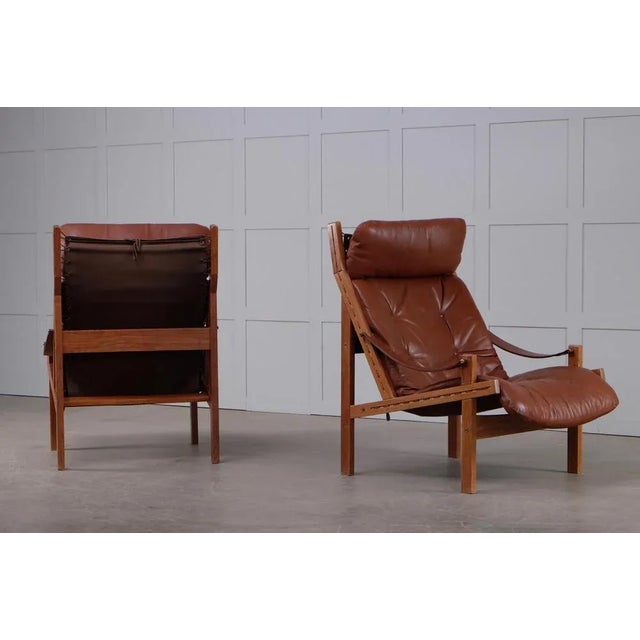 Set of Hunter Easy Chairs attributed to Torbjørn Afdal, 1970s For Sale - Image 9 of 12