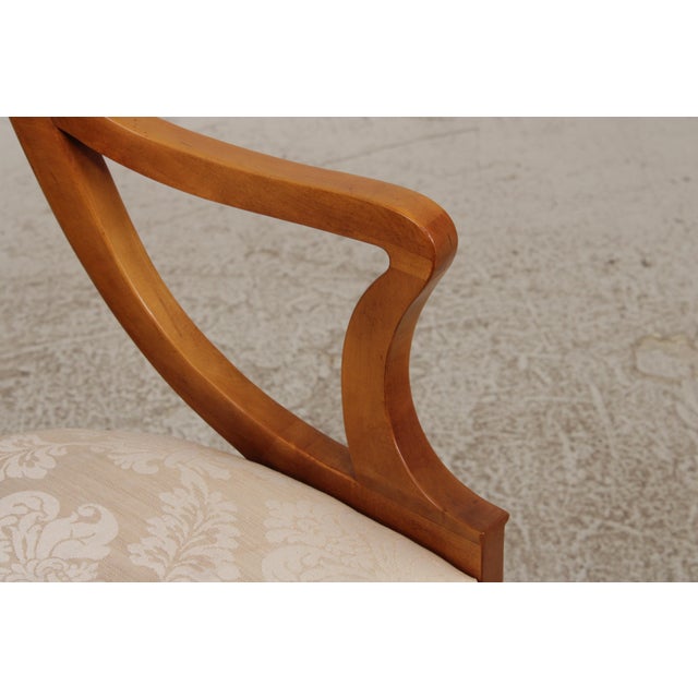 Set of 6 Baker Cherry Regency Style Dining Chairs For Sale - Image 9 of 18