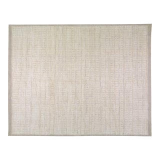 Moroccan Hand Knotted Wool Rug, 9'5"x12' For Sale