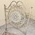 1970s Italian Bistro–Style Wrought Iron Garden Set With Four Folding Chairs For Sale - Image 6 of 18