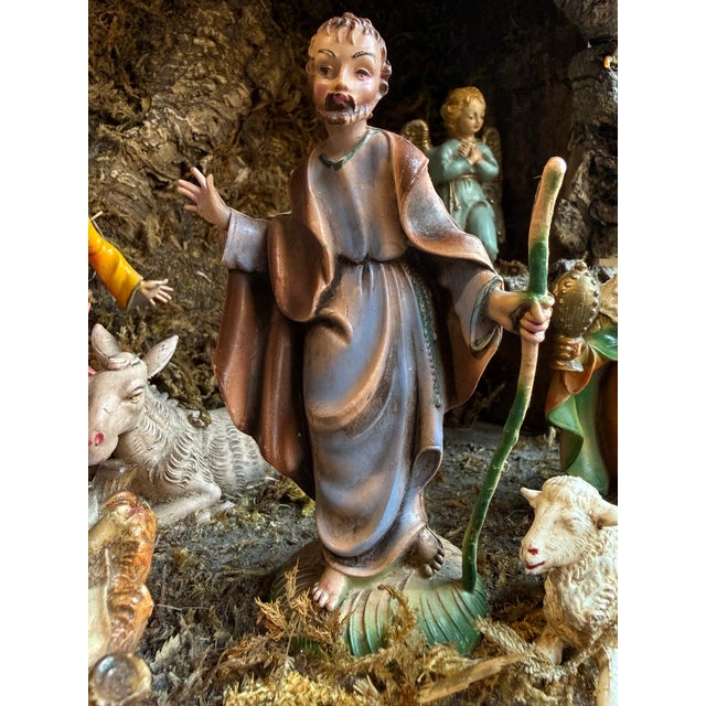 1960’s Italian Crèche Nativity Large Set For Sale - Image 15 of 18