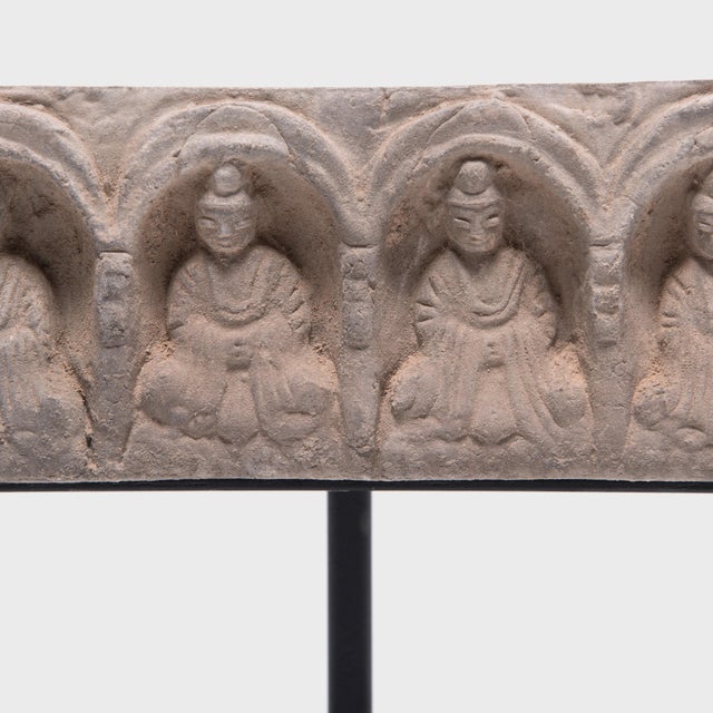 Early 20th Century Double Tibetan Tsa Tsa on Metal Stand For Sale - Image 5 of 5