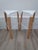 Beautiful pair of Picapau bar stools by Orlandini & Radice for Infinity. Made in Italy. Legs in solid natural beech,...