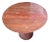 Cattelan Italia Red Travertine Side Table For Sale
