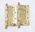 Pair of Baldwin 5 X 5 In. Polished Brass Butt Door Hinges For Sale - Image 4 of 5