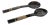 Seychelles Salad Server with Horn Handle Pair For Sale