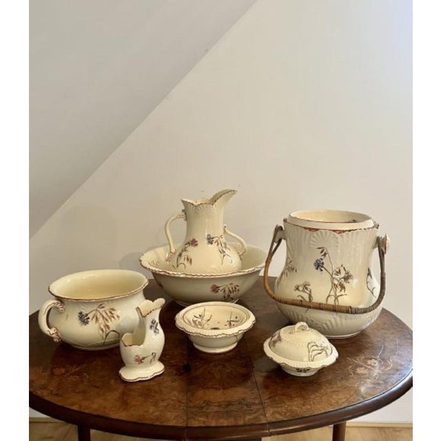 Edwardian Bathroom Set by Mark Jones & Sons, 1900s, Set of 7 For Sale - Image 9 of 15