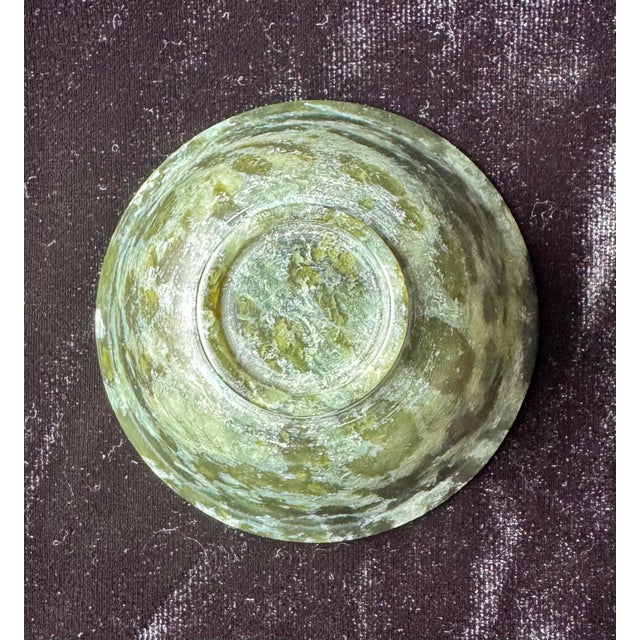 Trio of 20th Century Chinese Carved Serpentine Nesting Bowls - Set of 3 For Sale - Image 12 of 12