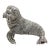 Vintage Italian Handmade Genuine Silver Walrus Figurine Sculpture by Cerreti For Sale