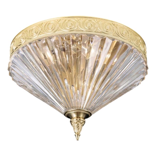 Collection Dubai Ceiling Lamp in Metal and Crystal by Jago For Sale